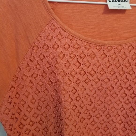 Cabela’s Bundle of Two Lace Detail Front Shirts L - Picture 8 of 9